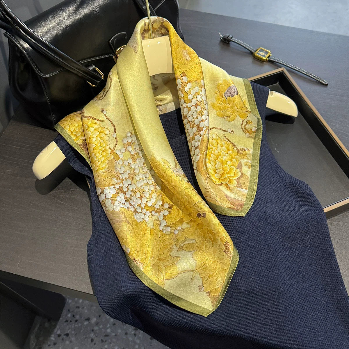 Pashmina Soie Naturelle