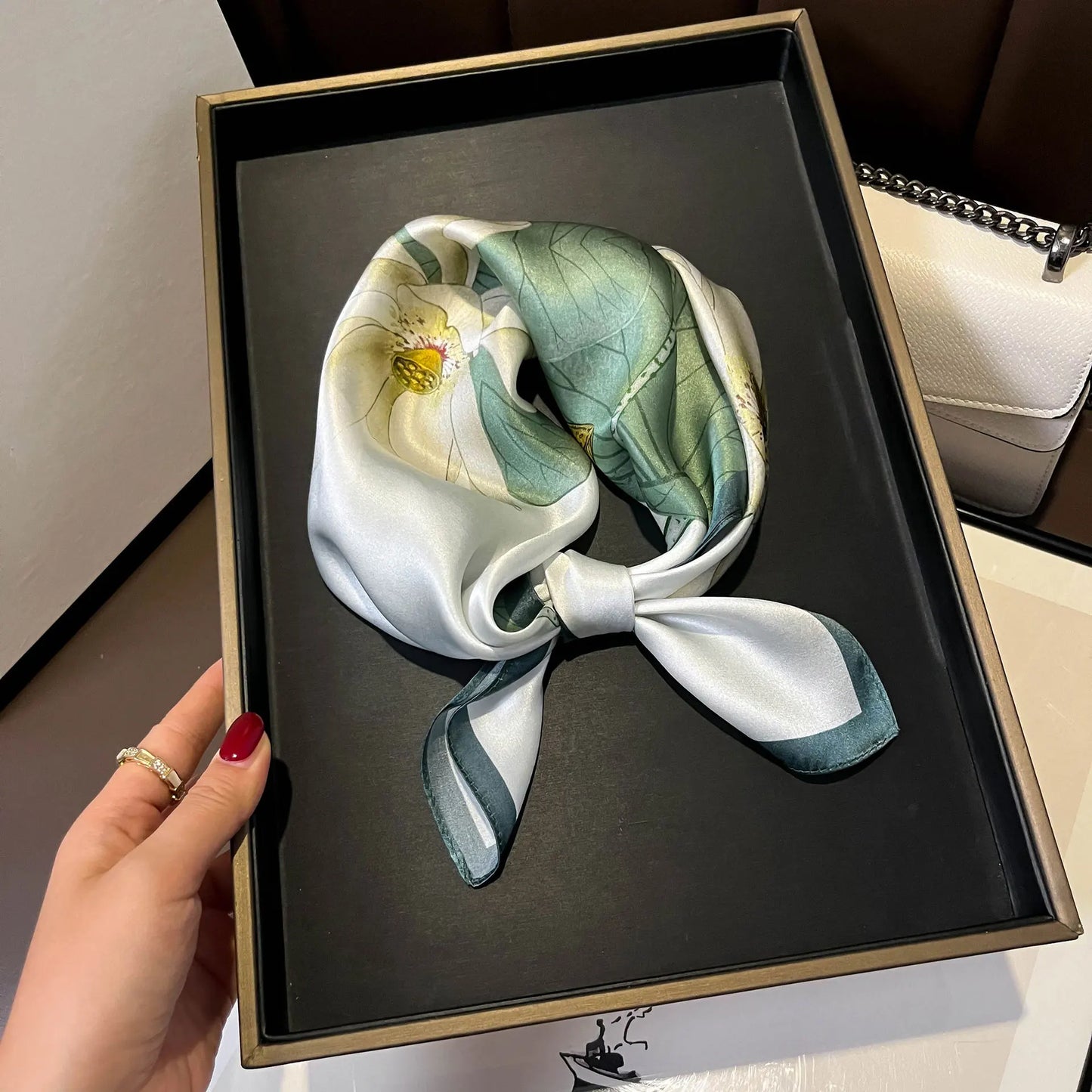 Pashmina Soie Naturelle