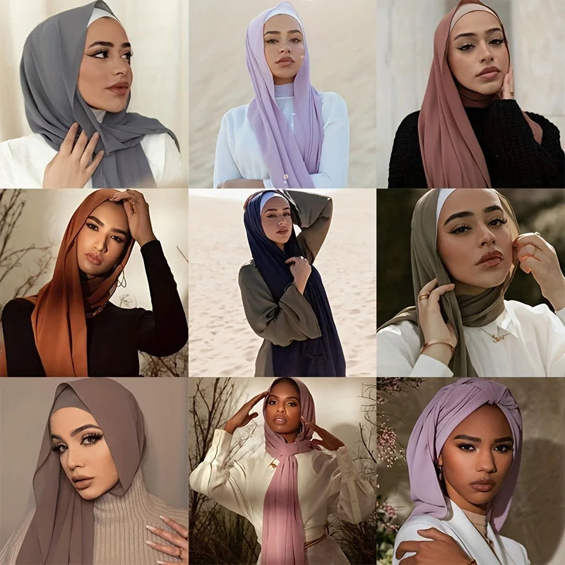 Écharpe Mousseline Élégante